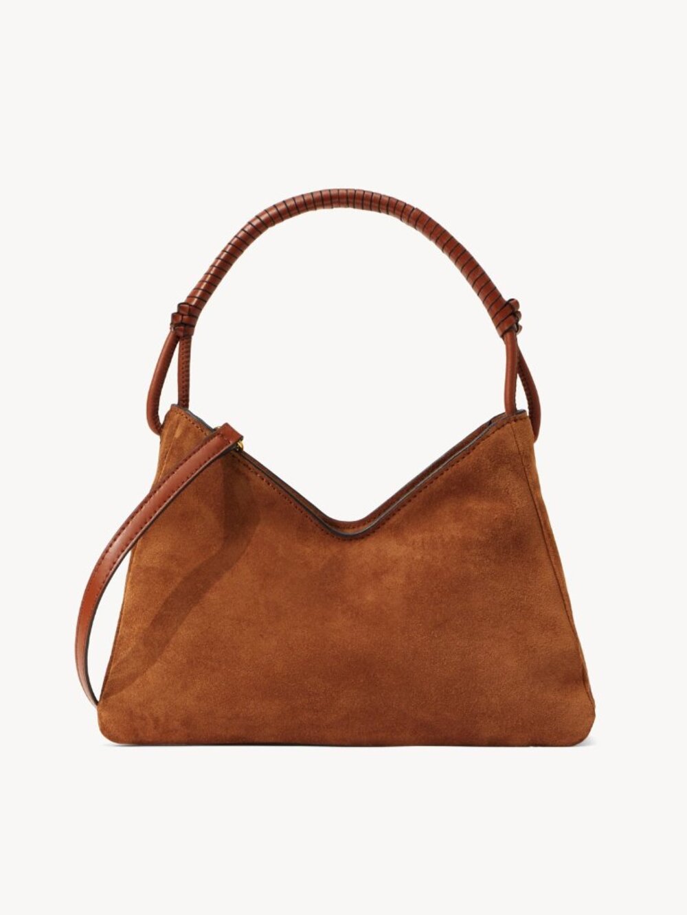 NEW STAUD VALERIE SUEDE SHOULDER BAG 100% LEATHER